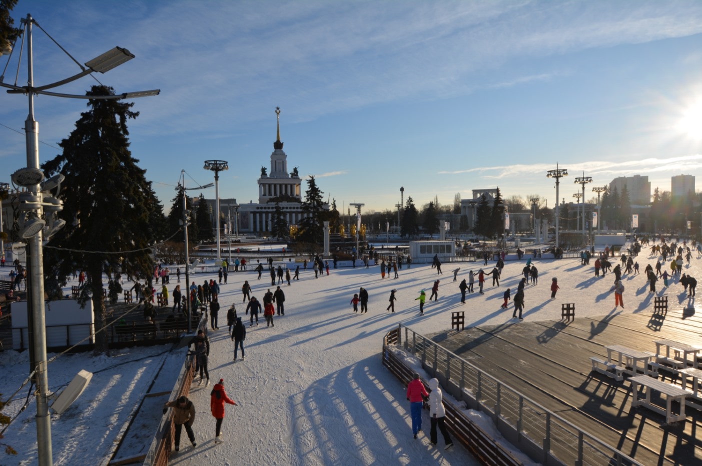 Каток на ВДНХ.